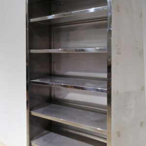 Estantería de acero inoxidable de 87x35cm de segunda mano en venta en cabauoportunitats.com