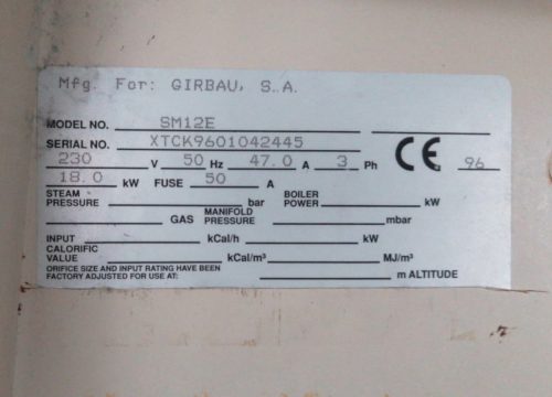 Secadora industrial GIRBAU 12kg de segunda mano en venta en cabauoportunitats.com