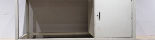 Banc de treball metàl·lic amb armari de 180x70cm en venda a cabauoportunitats.com Balaguer - Lleida - Catalunya