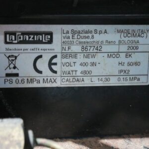 Cafetera de 3 brazos LA SPAZIALE NEW EK3 de segunda mano en cabauoportunitats.com