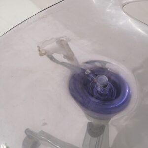 Tamboret amb seient transparent de segona mà en venda a cabauoportunitats.com Balaguer - Lleida - Catalunya