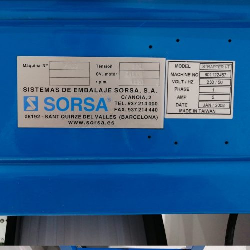 Flejadora semiautomática SORSA de segunda mano en venta en cabauoportunitats.com