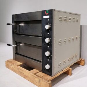 Horno de pizza de 2 pisos d 50x50cm en venta en cabauoportunitats.com
