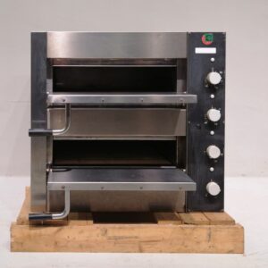 Horno de pizza de 2 pisos d 50x50cm en venta en cabauoportunitats.com