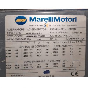 Generador elèctric GMI 30KVA en molt bon estat en venda a cabauoportunitats.com Balaguer - Lleida - Catalunya