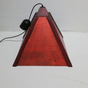 Lámpara piramidal de segunda mano de madera en venta en cabauoportunitats.com