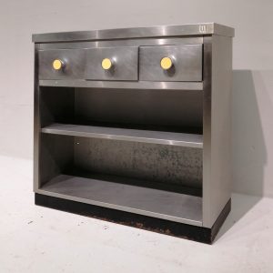 Estanteria inox de 3 cajones en buenas condiciones en venta en cabauoportunitats.com