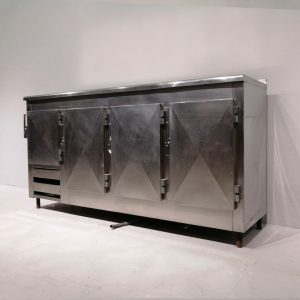 Taula freda d'acer inoxidable de segona mà en venda a cabauoportunitats.com Balaguer - Lleida - Catalunya