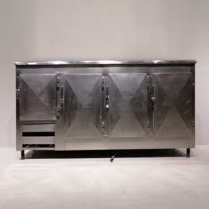 Taula freda d'acer inoxidable de segona mà en venda a cabauoportunitats.com Balaguer - Lleida - Catalunya