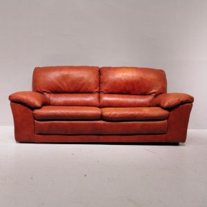 Sofà de pell de segona mà d'oferta en venda a cabauoportunitats.com Balaguer - Lleida - Catalunya