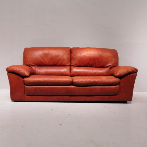 Sofà de pell de segona mà d'oferta en venda a cabauoportunitats.com Balaguer - Lleida - Catalunya