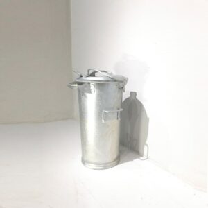 Cubell galvanitzat amb tapa nou de ø37x69cm en venda a cabauoportunitats.com Balaguer - Lleida - Catalunya