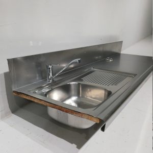 Fregadero de inox de 184cm de seguna mano en venta en cabauoportunitats.com