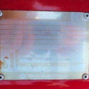 Carretilla elevadora NISSAN 18 de segunda mano en venta en cabauoportunitats.com