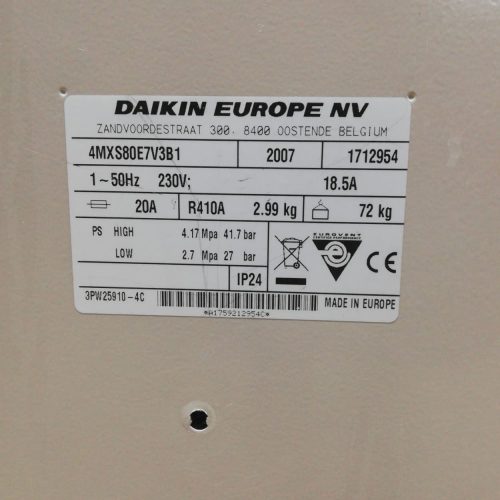 Aire condicionat inverter amb bomba de calor DAIKIN de segona mà en venda a cabauoportunitats.com Balaguer - Lleida - Catalunya