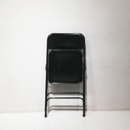 Silla plegable negra nueva en venta en cabauoportunitats.com