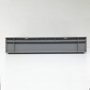 Caixa apilable de color gris de polipropilé nova 60x40cm en venda a cabauoportunitats.com Balaguer - Lleida - Catalunya