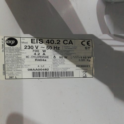 Congelador expositor IARP de segona mà en venda a cabauoportunitats.com Balaguer - Lleida - Catalunya