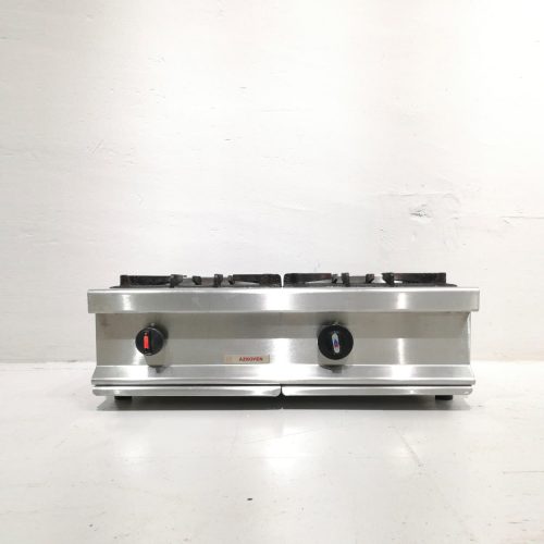 Cocina de sobremesa AZKOYEN de 2 fuegos de segunda mano en venta en cabauoportunitats.com