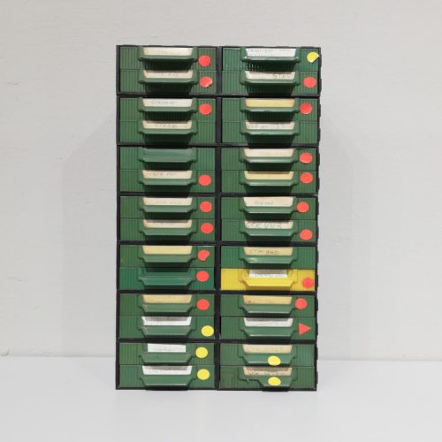 Caja de clasificación con 2 cajones de 11x12cm de segunda mano en venta en cabauoportunitats.com