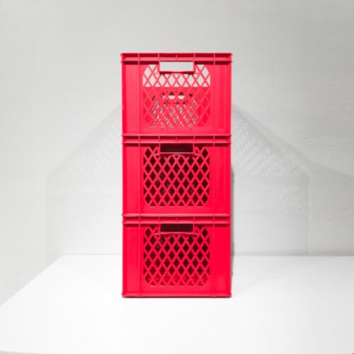 Lote de 3 cajas de reja apilable sde 60x40x32cm en venta en cabauoportunitats.com