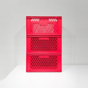 Lote de 3 cajas de reja apilable sde 60x40x32cm en venta en cabauoportunitats.com