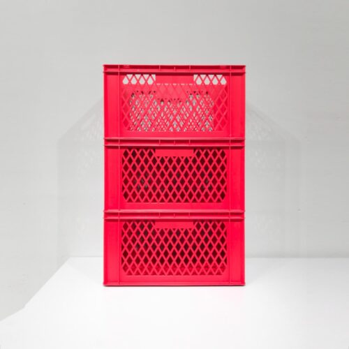 Lote de 3 cajas de reja apilable sde 60x40x32cm en venta en cabauoportunitats.com