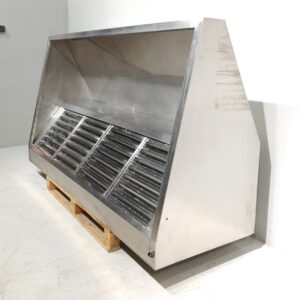 Campana extractora 220cm de inox para hostelería en cabauoportunitats.com