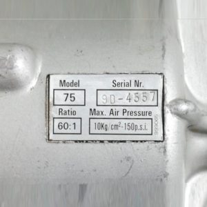 Bomba engrasar neumática SAMOA 75 en venta en cabauoportunitats.com