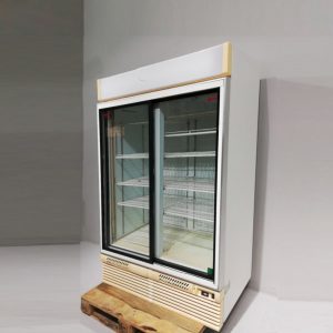 Nevera expositor de dues portes per a botiga en venda a cabauoportunitats.com Balaguer - Lleida - Catalunya