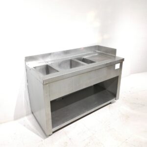 Fregadero inox 3 senos de segunda mano en venta en cabauoportunitats.com