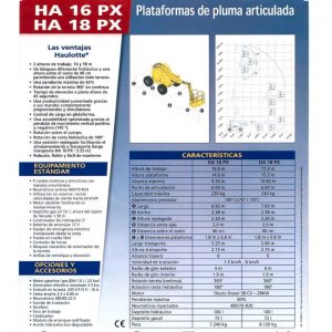 Plataforma de ploma articulada de segona mà en venda a cabauoportunitats.com Balaguer - Lleida - Catalunya