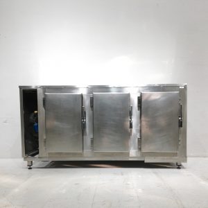 Armari neutre d'acer inoxidable de segona mà de 169x60x87cm en venda a cabauoportunitats.com Balaguer - Lleida - Catalunya