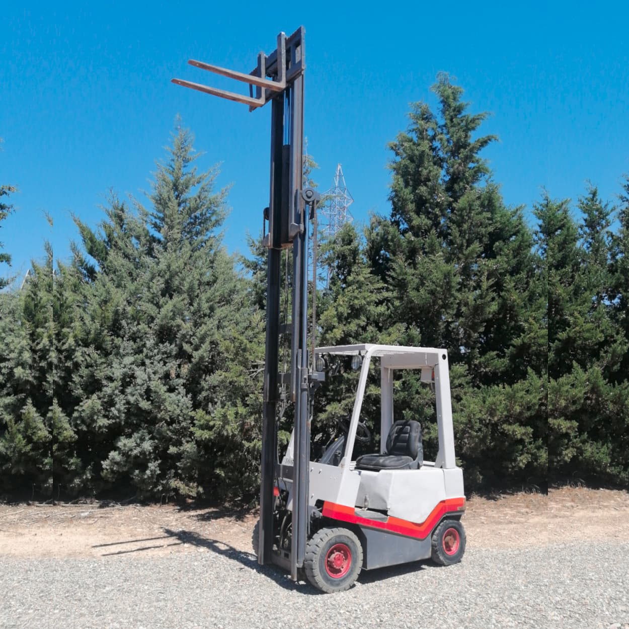 Carretilla elevadora FIAT de 1500kg y 440cm de elevación en venta en cabauoportunitats.com