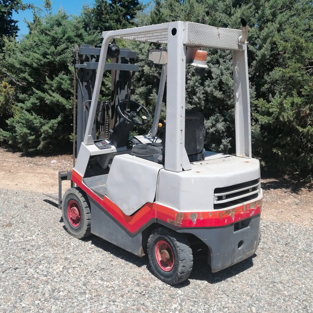 Carretilla elevadora FIAT de 1500kg y 440cm de elevación en venta en cabauoportunitats.com