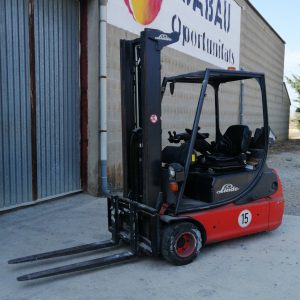 Carretilla eléctrica LINDE 18 de 1600kg de segunda mano en venta en cabauoportunitats.com