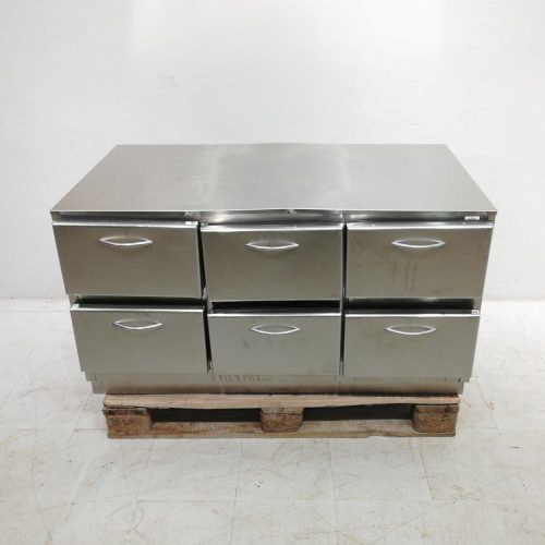 Armari d'acer inoxidable amb 6 calaixos de 127x71cm en venda ac abauoportuntiats.com Balaguer - Lleida - Catlaunya