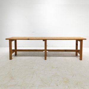 Banc de fusta de segona mà per a vestidor de 200x33x43cm en venda a cabauoportunitats.com Balaguer - Lleida - Catalunya