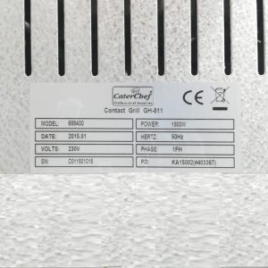 Plancha grill CATER CHEF GH-811 de segunda mano en venta en cabauoportunitats.com