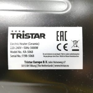 Cañón de aire caliente TRISTAR de 3000W nuevo en venta en cabauoportunitats.com