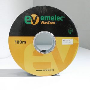 Bobina de 100m de cable coaxial EMELEC Q1158CU nuevo en venta en cabauoportunitats.com
