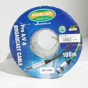 Bobina de cable paral·lel estèreo EMELEC Q4-118 de 100m nova en venda a cabauoportunitats.com Balaguer - Lleida - Catalunya