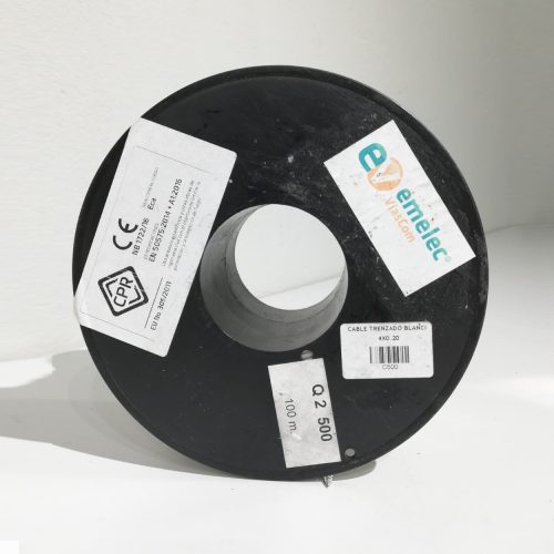 Bobina de 100 metres cable trenat d'intercomunicació 4x0,20mm EMELEC Q2-100 nou en venda a cabauoportunitats.com Balaguer - Lleida - Catalunya