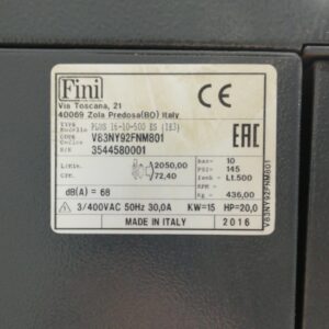 Compressor de cargol FINI PLUS 16-10500 de segona mà en venda a cabauoportunitats.com Balaguer - Lleida - Catalunya