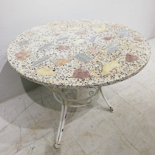 Taula de terrassa de terrazzo de segona mà en venda a cabauoportunitats.com Balaguer - Lleida - Catalunya