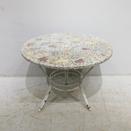 Taula de terrassa de terrazzo de segona mà en venda a cabauoportunitats.com Balaguer - Lleida - Catalunya