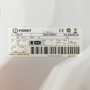 Frigorífico con congelador INDESIT de 174cm de segunda mano en venta en cabauoportunitats.com