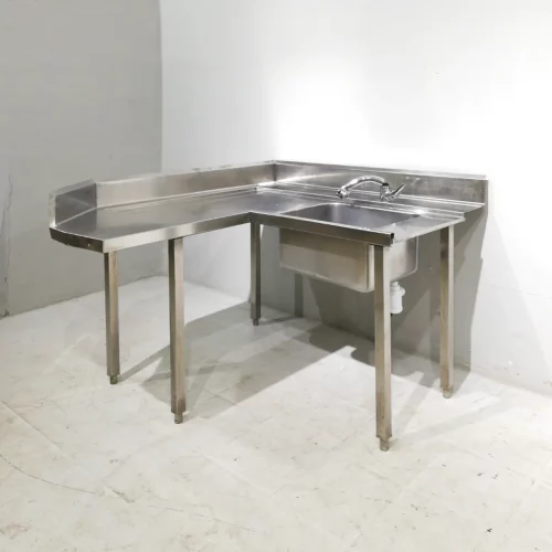 Fregadero de inox en L de segunda mano en venta en cabauoportunitats.com