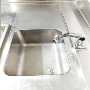 Fregadero de inox en L de segunda mano en venta en cabauoportunitats.com