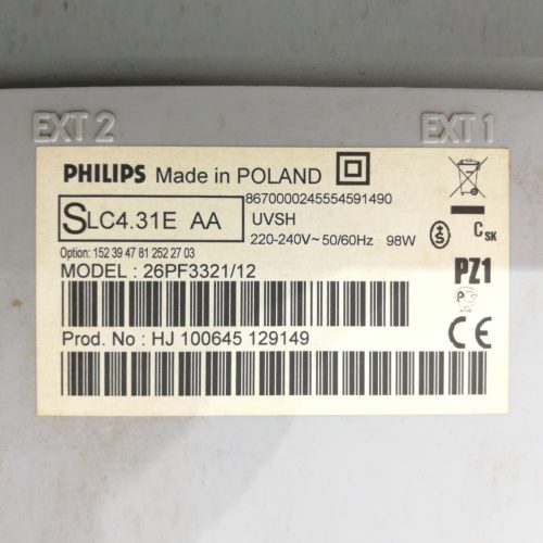 TV plana PHILIPS de 25" de segunda mano en venta en cabauoportunitats.com